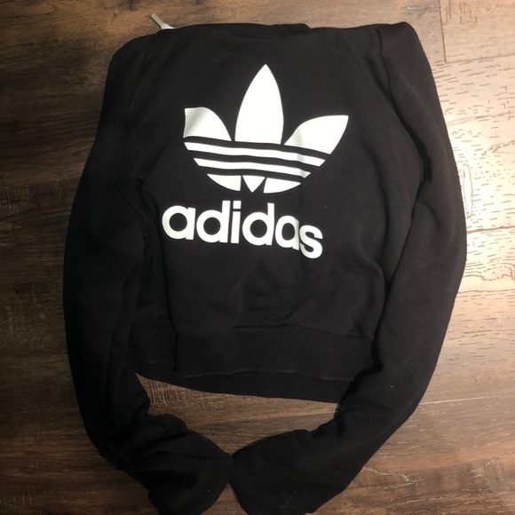 adidas Sweaters - Adiadas Cropped Hoodie